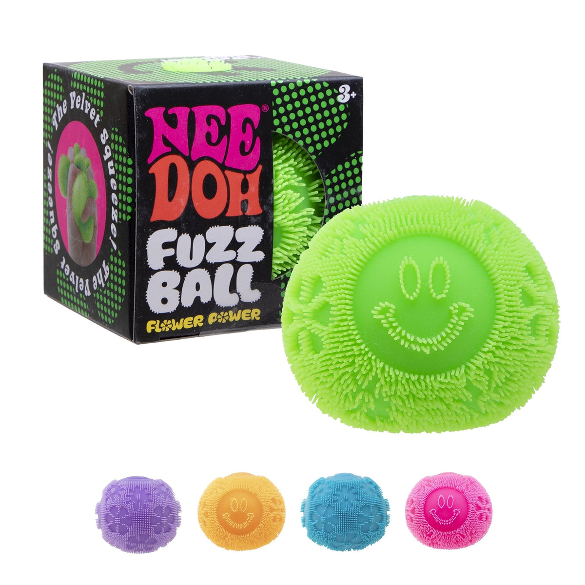 NeeDoh Fuzz Ball Flower Power